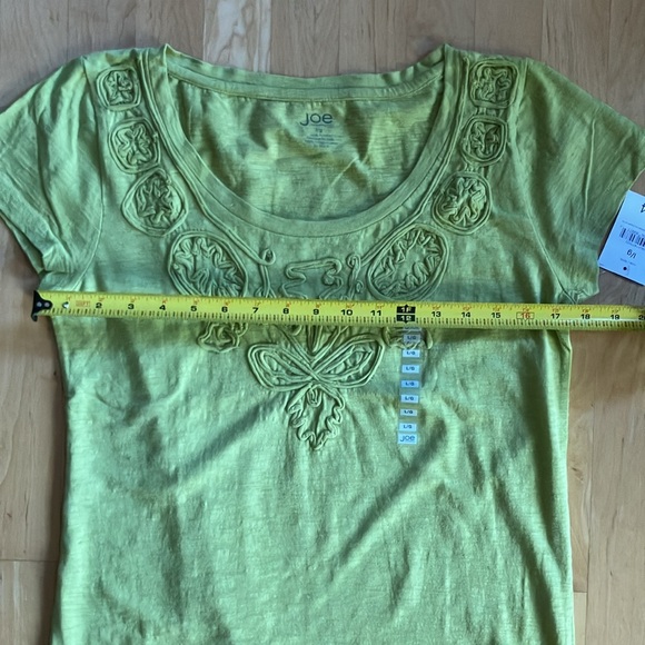 3/$20 NEW Joe Fresh light green 100% cotton t-shirt Large - Picture 2 of 10